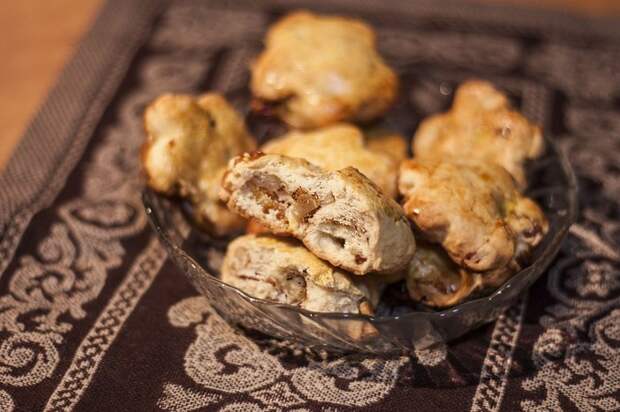 Быстрое печенье с сухофруктами выпечка, еда, кулинария, вкусно, рецепт