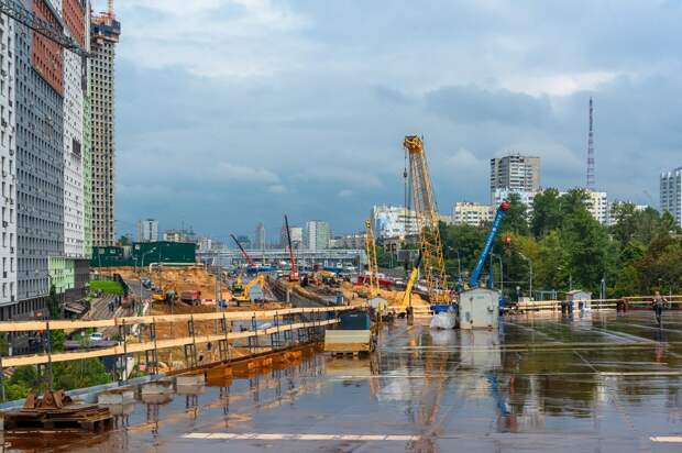 Строительство моста. Фото: Мосинжпроект
