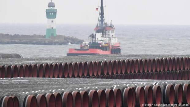 Строительство газопровода 2Северный поток - 2 в Балтийском море