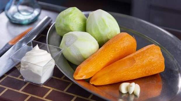 Рецепт вкусного и богатого витаминами салата из зеленой редьки. 02