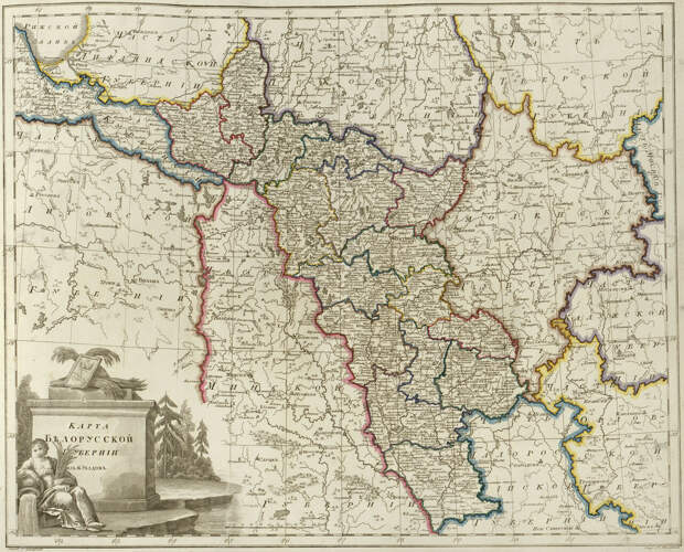 08. Карта Белорусской губернии