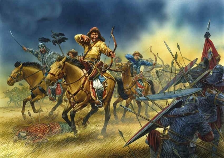 Монгольские воины (изображение из открытых источников)