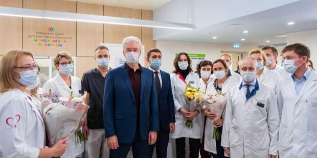 Собянин рассказал о модернизации Морозовской больницы. Фото: М. Мишин mos.ru