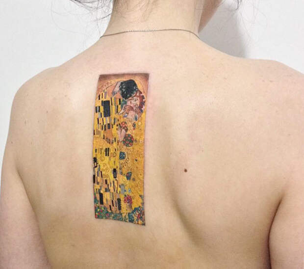 Gustav Klimt Tattoo