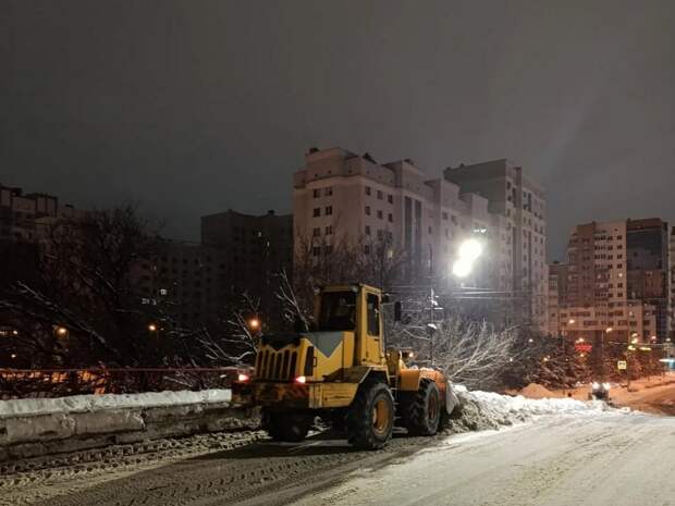Мэрия рассказала, какие улицы Рязани чистили ночью 15 января