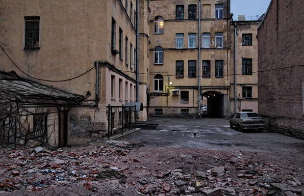 Особый шарм питерских дворов Города России, питер, питерские дворы, санкт-петербург