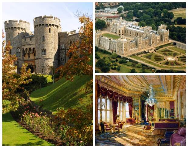 Виндзорский замок, в который планирует переехать семья принца Гарри.