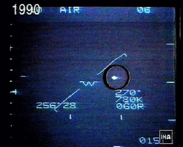 Radar tracking of a UFO, from one of the Belgian F-16s during the night of March 30-31, 1990