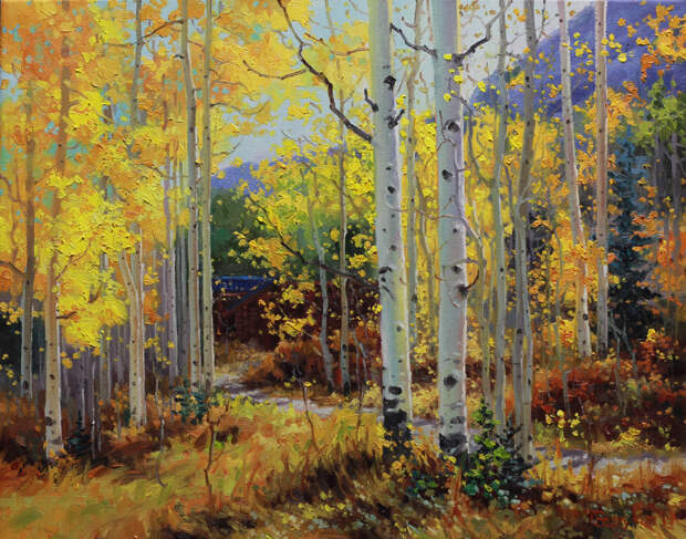 Gary Kim. Aspen Cabin Gary Kim. Aspen Cabin