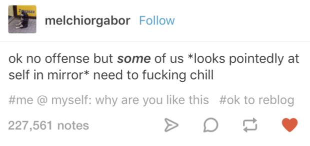 This daily ritual: