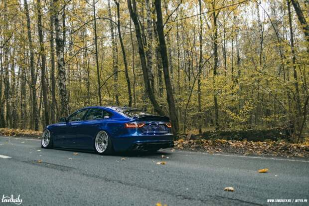 bagged audi a5 sportback 17