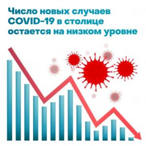 Число новых случаев COVID-19 держится на низком уровне