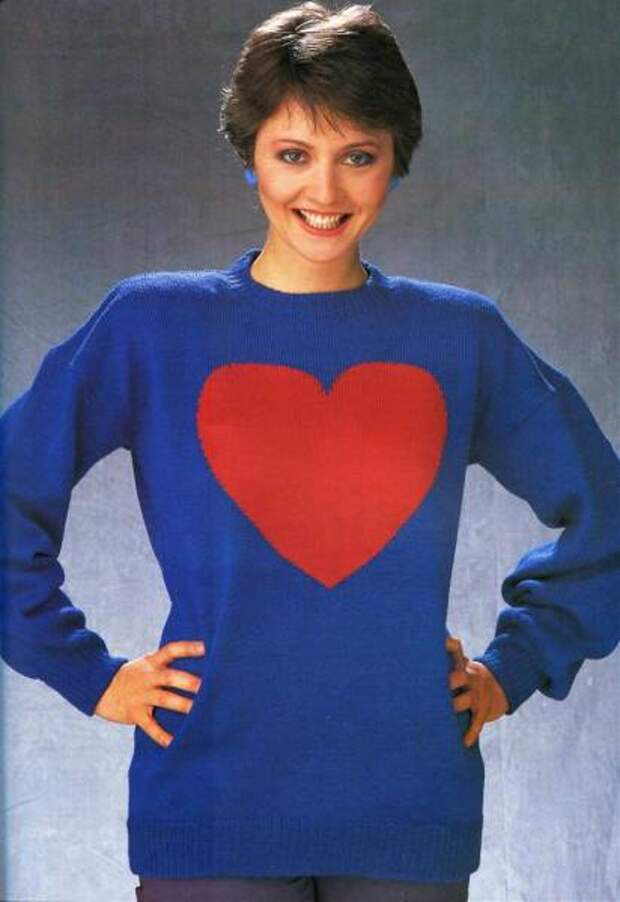 Модные свитера 1980-х