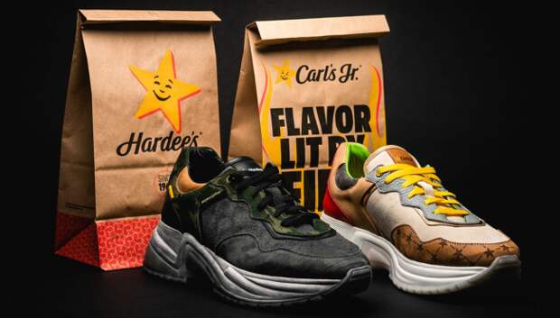 carls jr burger shoes