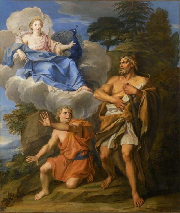 Гера и Геркулес, Ноэль Куапель, 1699 год. \ Фото: ja.m.wikipedia.org.