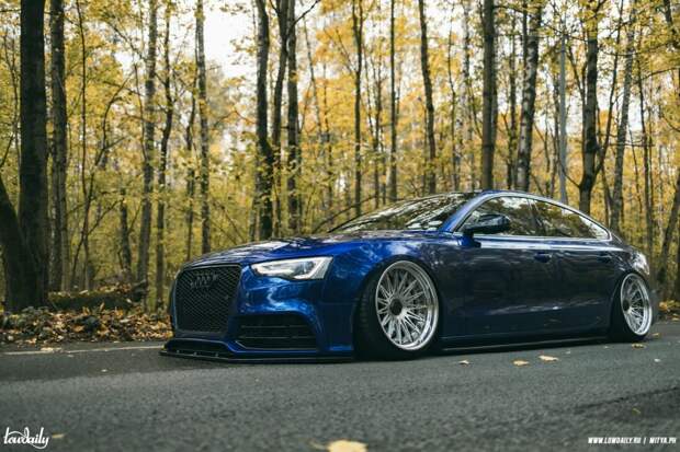 bagged audi a5 sportback 13