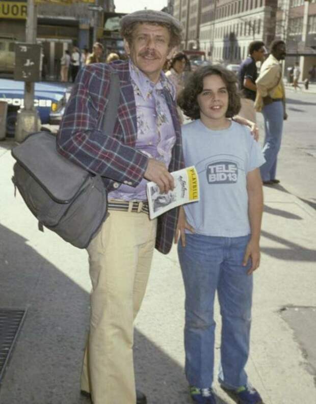 21. Бен Стиллер, 13 лет, во время поездки в Нью-Йорк с отцом Джерри (1978 г.) интересное, люди, фотографии