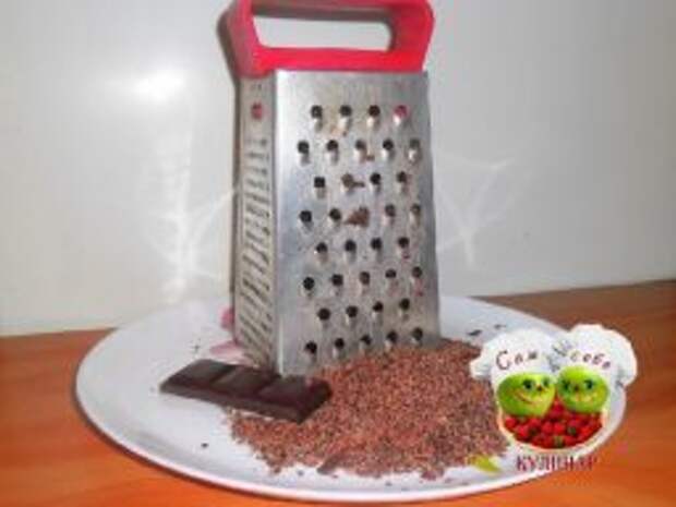 натертый шоколад