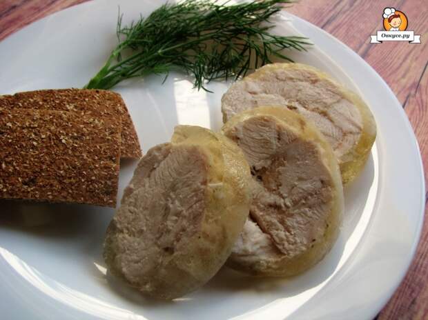 Домашний куриный рулет