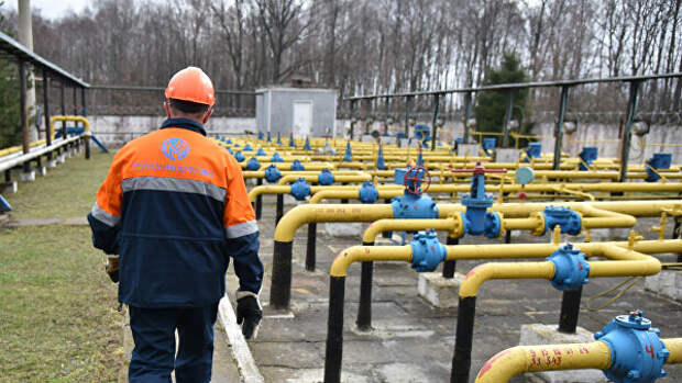 Газодобывающее предприятие на Украине