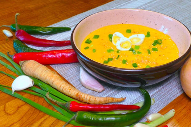 Готовим суп-пюре из тыквы