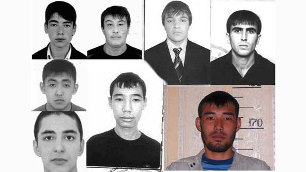 Подозреваемые, фотографии которых опубликовала полиция