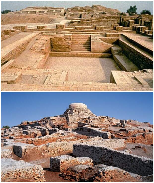 Древний город Mohenjo Daro расположен на возвышенности в современном районе Ларкана провинции Синд (Пакистан). 