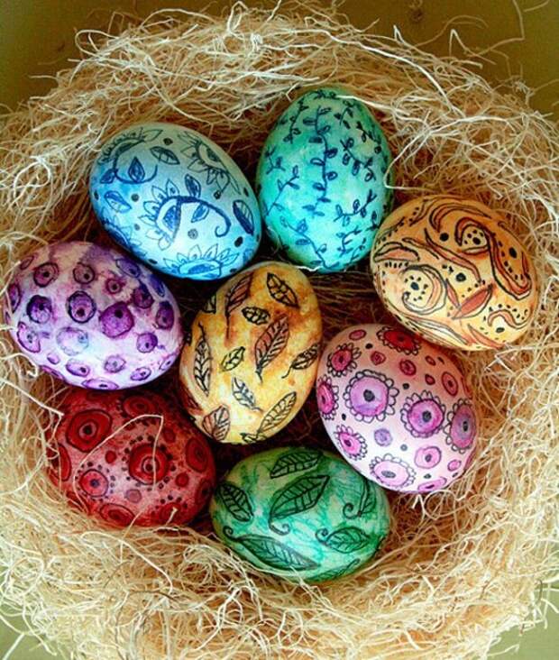 20 креативных идей по оформлению пасхальных яиц… Вдохновляйтесь и вооружайтесь!