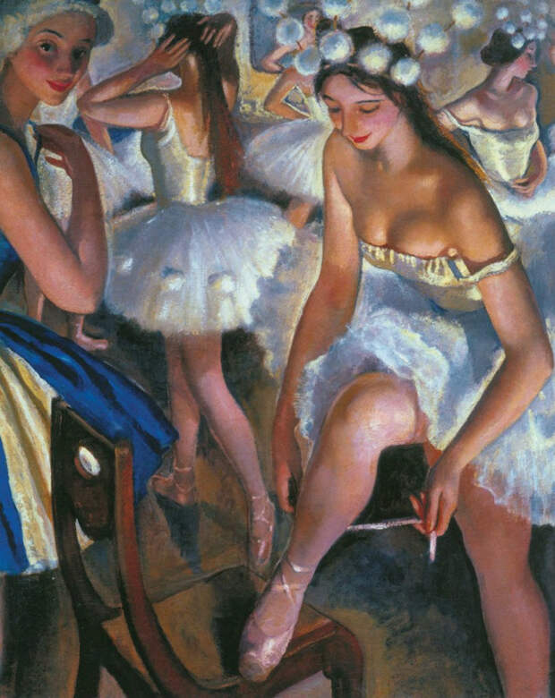 Балетная уборная. Снежинки. 1923