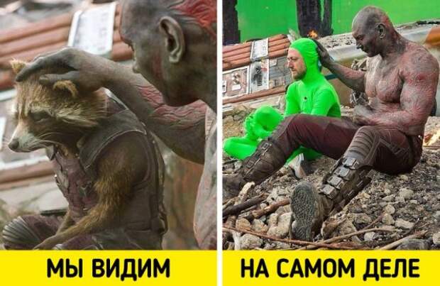 Занятные закадровые моменты со съемок известных фильмов и сериалов