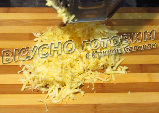Лепешки заварные с куриной грудкой и твердым сыром - шаг 9