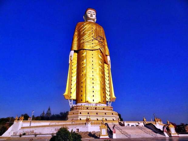 Что находится внутри самой высокой статуи Будды в Мьянме