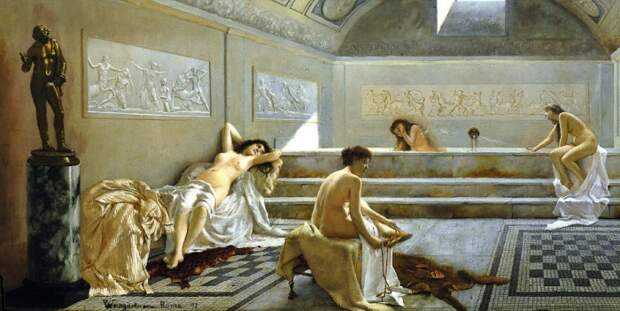 Женщины во фригидариуме. /Худ. Pedro Weingartner, 1897 Женщины во фригидариуме. /Худ. Pedro Weingartner, 1897