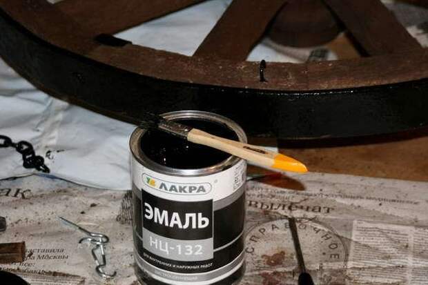 Люстра из колеса от телеги Люстра из колеса от телеги