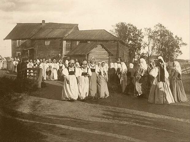 1899 год, автор фото М.Круковский. Олонецкий уезд, Иванов день