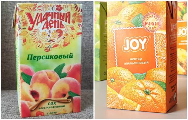 Восстановленный сок сохраняет вкус, аромат и полезные вещества оригинального фрукта, а в нектар уже добавляются подсластители
