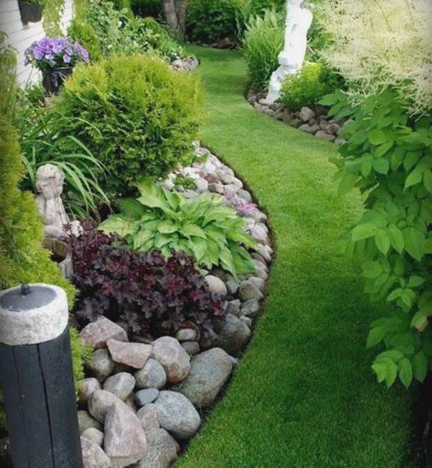 Рокарий - каменистый сад. 40 фото дизайна рокария