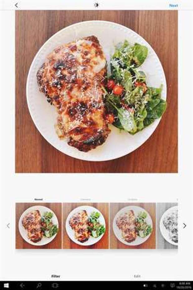 Накладывание фильтров в Instagram для ПК