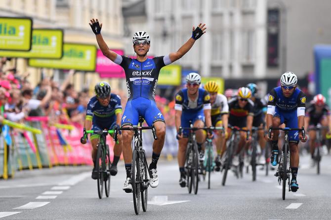 Давиде Мартинелли (Etixx-Quickstep) победитель 1 этапа Тура Польши (фото: Tim de Waele/TDWSport.com)
