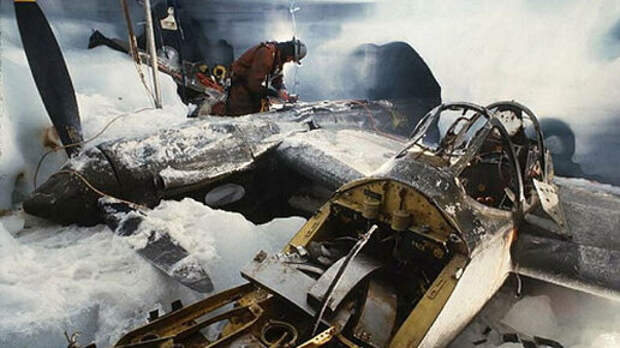 Потерянная эскадрилья самолетов во льдах Гренландии оказалась на глубине 75 метров. История подъема