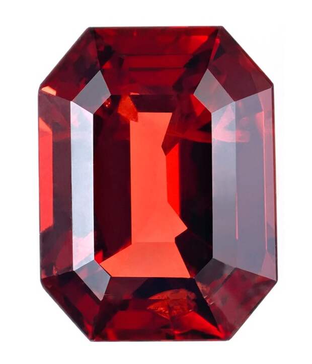красный драгоценный камень Рубин фото