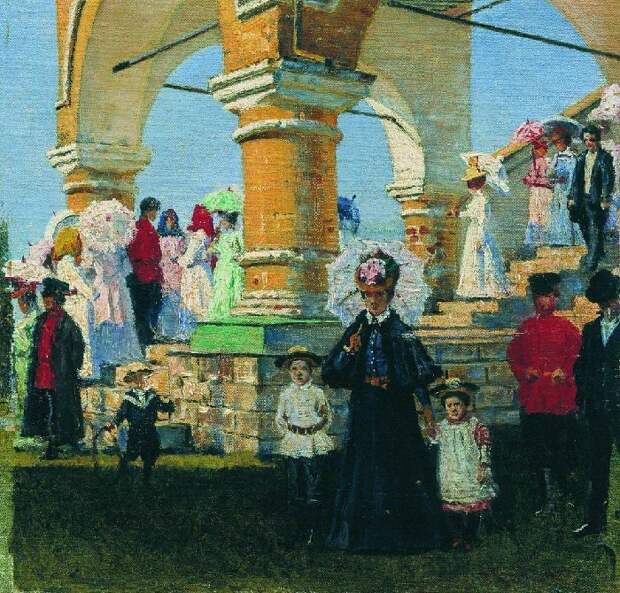 Троицын день. Село Коломенское. Автор: Василий Верещагин.