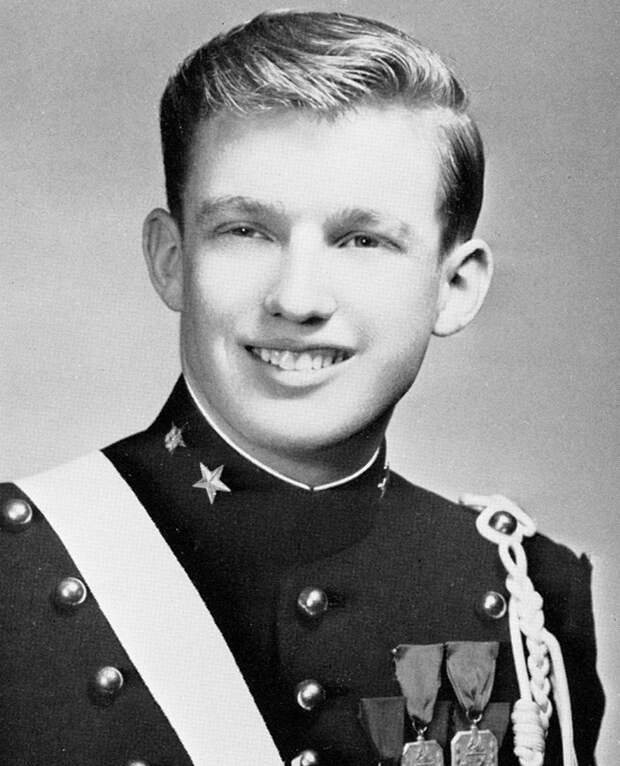 Дональд Трамп, выпускник Нью–Йоркской военной академии, 1964 год история, фото