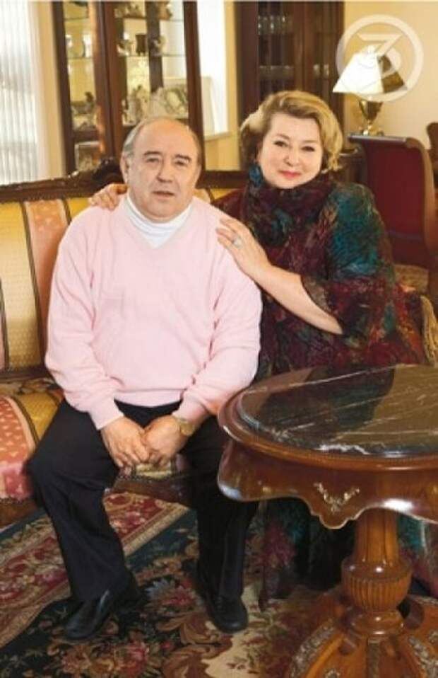 Татьяна Тарасова с мужем Владимиром Крайневым