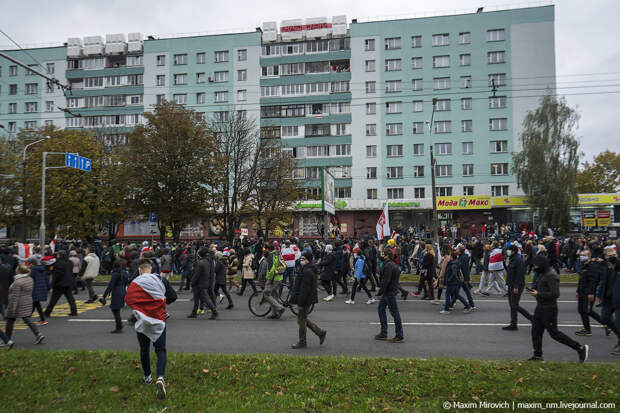 Беларусь, протесты 25 октября.
