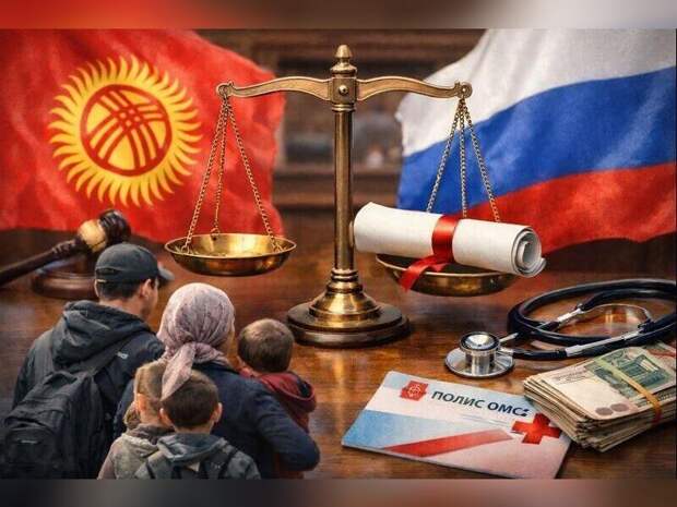 Киргизия подала в суд на Россию за «невыдачу ОМС семьям мигрантов»