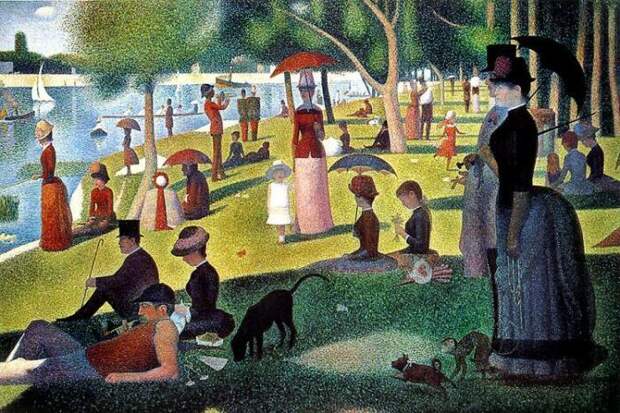 Воскресный день на острове Гранд-Жатт. \ Фото: impressionism.su. Воскресный день на острове Гранд-Жатт. \ Фото: impressionism.su.