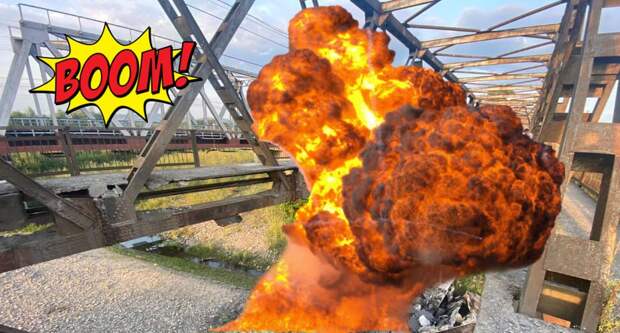 Армия России начала подрывать дронами заминированные мосты в тылу ВСУ (ВИДЕО)