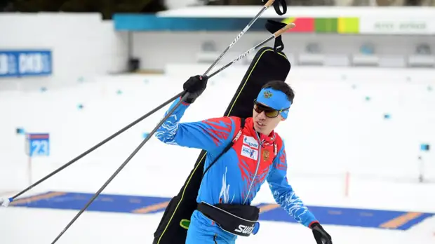 Поршнев выиграл контрольный масс-старт сборной России по биатлону