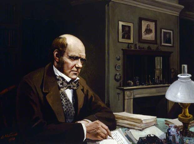 Charles Darwin in His Study | Art UK